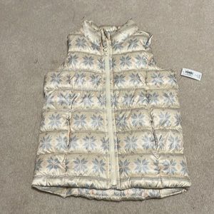 New old navy vest for girls